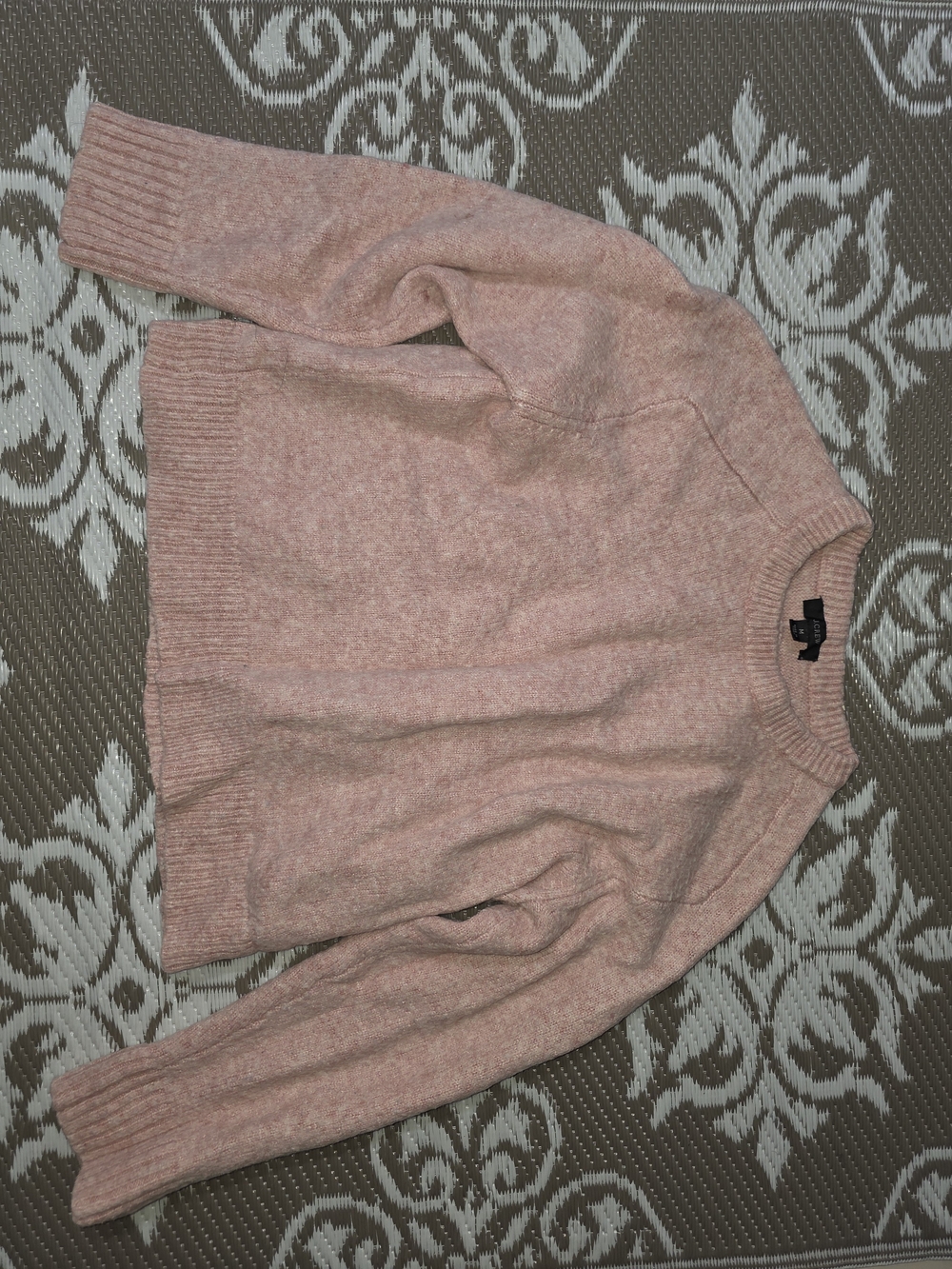 J. Crew Soft Pink Crewneck Sweater